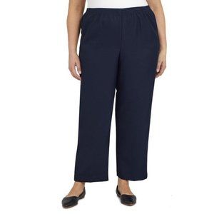 Alfred Dunner Womens Plus-Size Solid Medium Pant Size Medium NWT